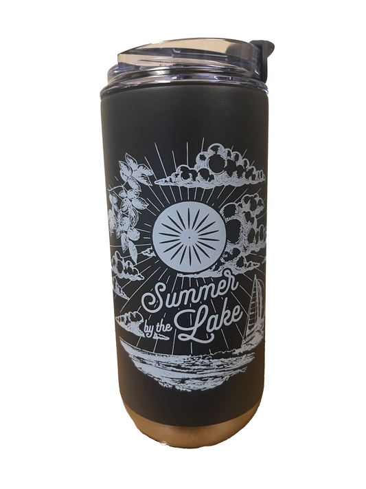 Summer By The Lake Travel Mug